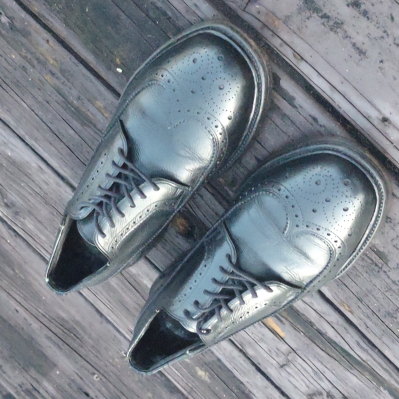 HANOVER MEN'S CLASSIC HEAVY-DUTY FULL WING -TOP BROGUE DERBY OXFORDS - Picture 11 of 16